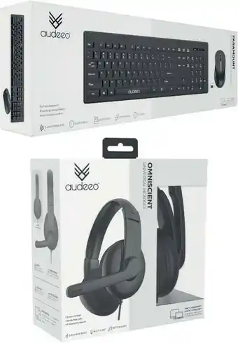 Coles Audeeo Wireless Keyboard & Mouse or Universal Office Headset offer