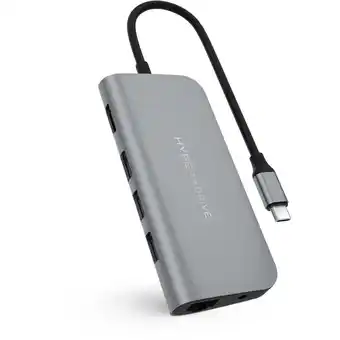 JB Hi-Fi HyperDrive POWER 9-in-1 USB-C Hub (Grey) offer