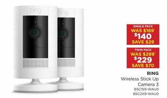 Bing Lee Ring Wireless Stick Up Camera 3 offer