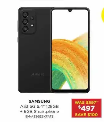 Bing Lee Samsung A33 5g 6.4 offer