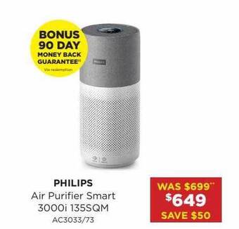 Philips Air Purifier Smart 3000i 135sqm