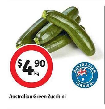 Coles Australian Green Zucchini offer