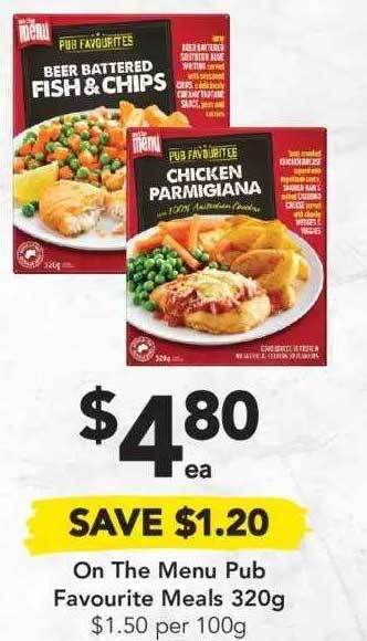 Drakes On The Menu Pub Favourite Meals 320g offer