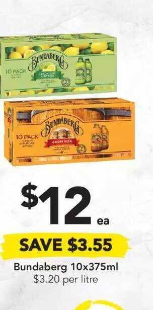 Drakes Bundaberg offer