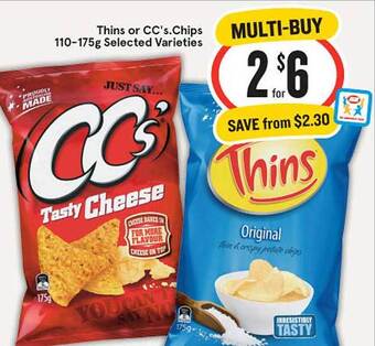 IGA Thins Or Cc's. Chips offer