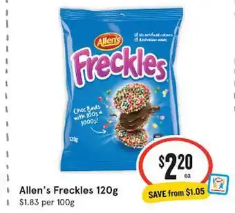 IGA Allen's Freckles offer