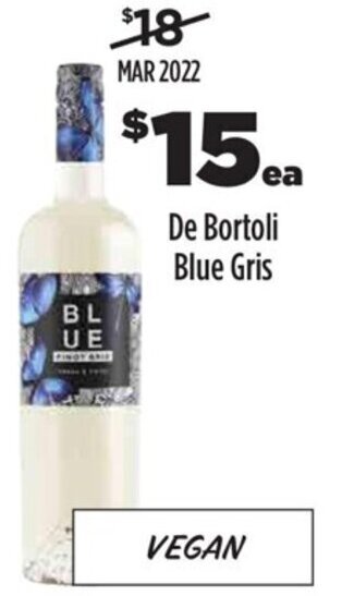 Liquorland De Bortoli Blue Gris offer