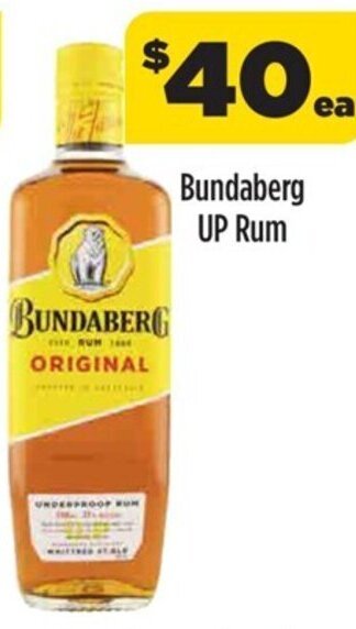 Liquorland Bundaberg UP Rum offer