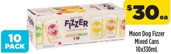 Moon Dog Fizzer Mixed Cans 10x330ml
