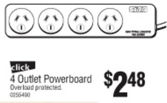 Bunnings 4 Outlet Powerboard offer