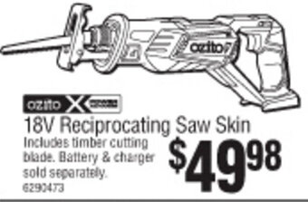 Bunnings 18V Reciprocating Saw Skin offer