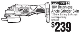 Bunnings 18V Brushless Angle Grinder Skin offer