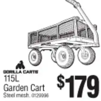 Bunnings 115L Garden Cart offer