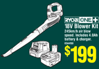 Bunnings 18V Blower Kit offer