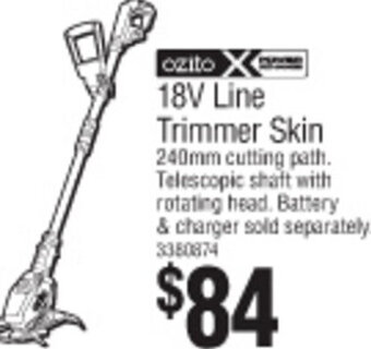 Bunnings 18V Line Trimmer skin offer