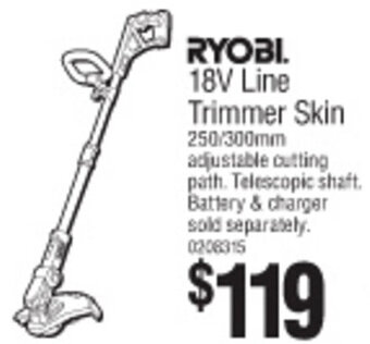 Bunnings 18V Line Trimmer Skin offer
