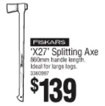 X27 Splitting Axe