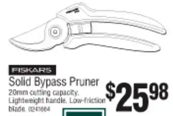 Solid Bypass Pruner