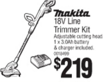 Bunnings 18V Line Trimmer Kit offer
