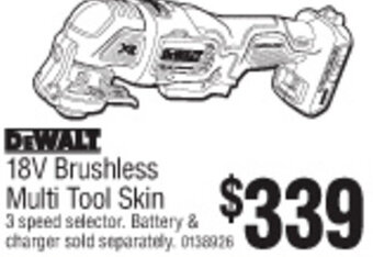 Bunnings 18V Brushless Multi Tool Skin offer