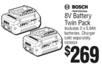 Bunnings 8V Battery Twin Pack offer