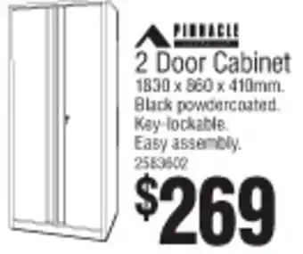 Bunnings 2 Door Cabinet 1830 x 860 x 410mm offer