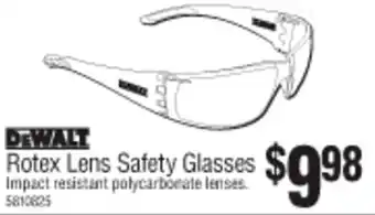 Bunnings Rotex Lens Safety Glasses offer