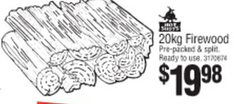 Bunnings 20kg Firewood offer