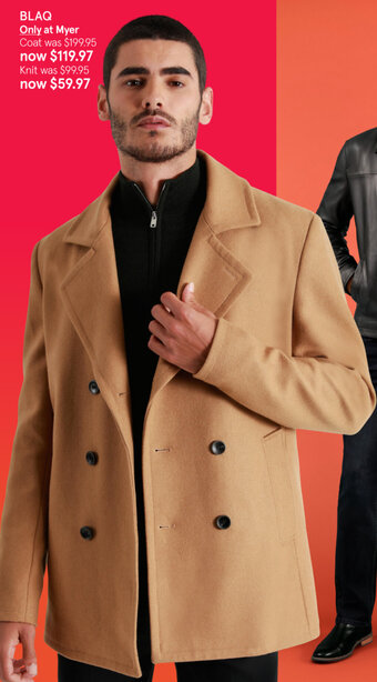 Myer BLAQ Coat offer
