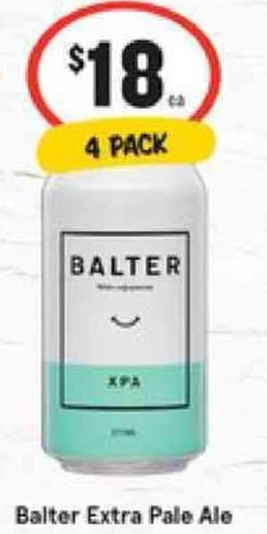 IGA Balter Extra Pale Ale offer