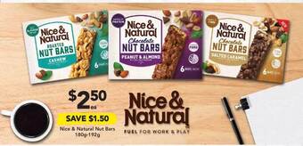 Drakes Nice & Natural Nut Bars 180g-192g offer