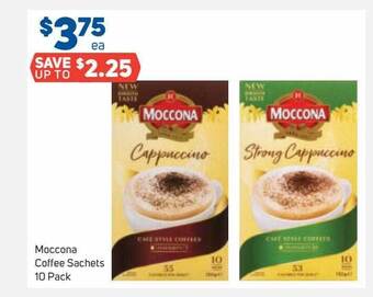 Foodland Moccona Coffee Sachets 10 Pack offer