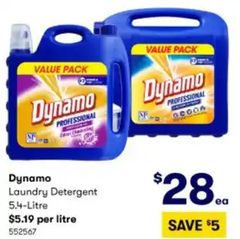 BIG W Dynamo Laundry Detergent 552567 offer