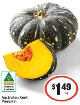 IGA Australian Kent Pumpkin offer