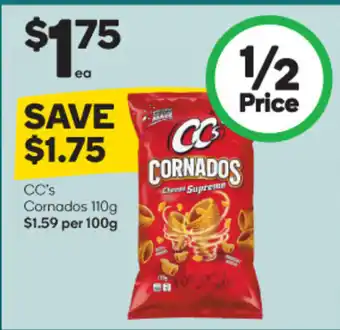 Woolworths CC's Cornados 110g offer