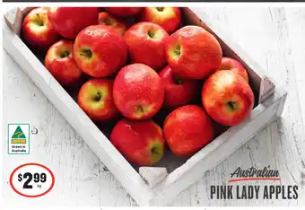 IGA Australian Pink Lady Apples per kg offer