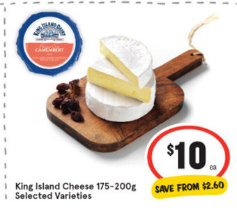 IGA King island Cheese 175-200g offer
