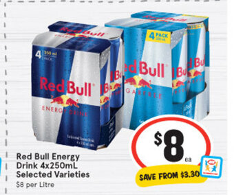 IGA Red Bull Energy Drink 4x250mL offer