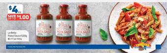 Foodland La Bella Pasta Sauce 520g offer