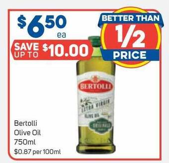 Bertolli Olive Oil 750ml