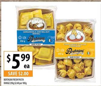Supabarn Bertagni Fresh Pasta offer