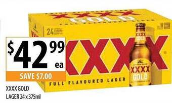 Supabarn XXXX Gold Lager offer
