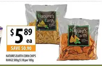 Natures Earth Corn Chips