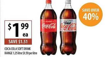 Supabarn Coca Cola Soft Drink offer