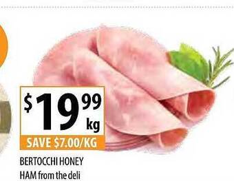 Supabarn Bertocchi Honey Ham From The Deli offer