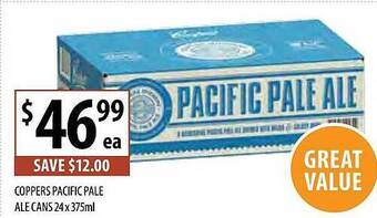 Supabarn Coppers Pacific Pale Ale Cans offer