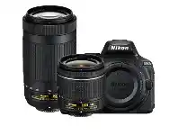 Videopro Nikon D5600 Digital SLR Camera + 18-55mm & 70-300mm Lens Kit offer