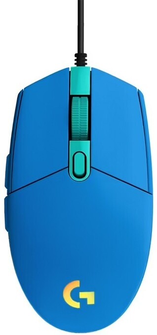 Officeworks Logitech Lightsync™ Gaming Mouse G203 - Blue offer