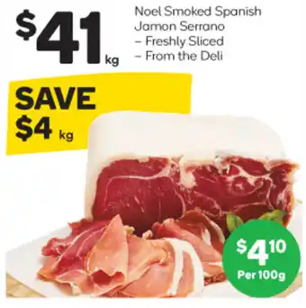 Noel Smoked Spanish Jamon Serrano