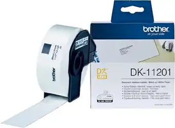 Officeworks Brother DK11201 Address Labels 29 x 90mm offer